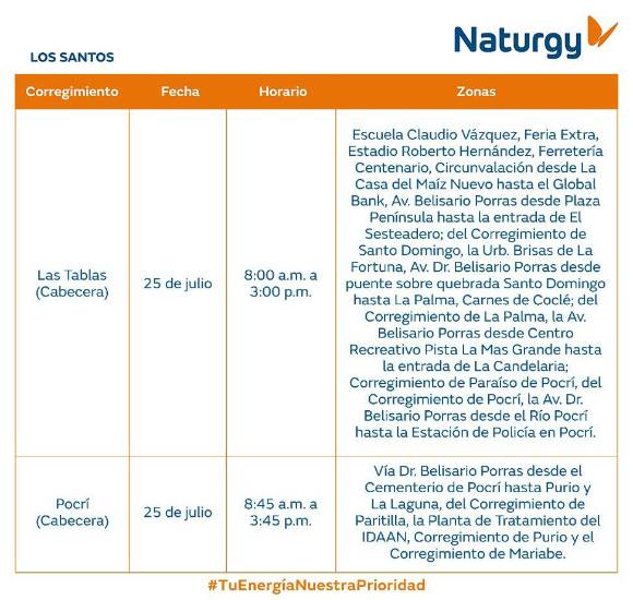 $!AVISO IMPORTANTE: Trabajos de mantenimiento en la red eléctrica del 20 al 26 de julio de 2026