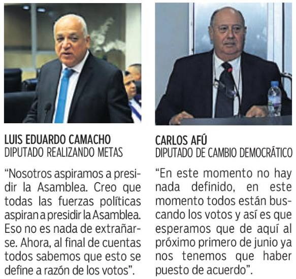 $!Hay tres candidatos para la presidencia de la Asamblea