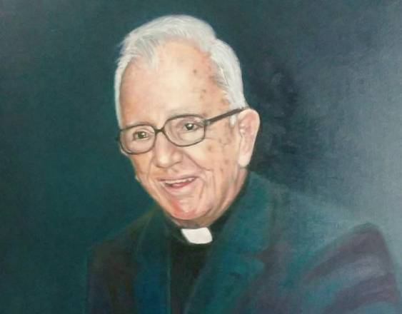 CANCILLERÍA | Cuadro del sacerdote jesuita en el Salón Padre Fernando Guardia Jaén del Ministerio de Relaciones Exteriores.