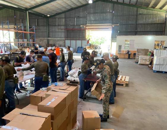 Cortesía | La Operación Todos por Panamá, unidades del SENAFRONT, junto a otras instituciones y voluntarios.