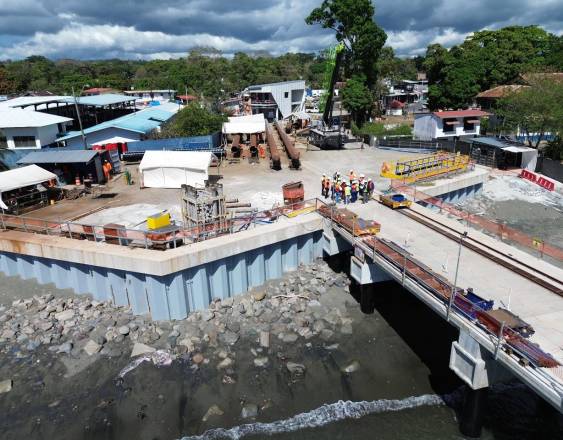 El Complejo Logístico de Puerto Armuelles alcanza 70% de avance en su nuevo muelle multipropósito