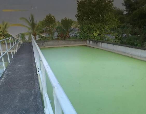 Cortesía | Planta de tratamiento que colapsó en Ciudad del Futuro.