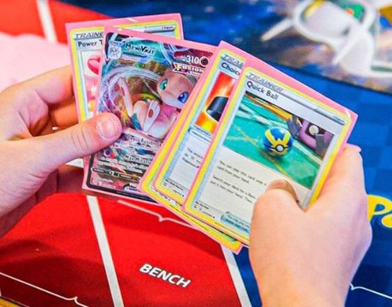 Cartas coleccionables de Pokémon.