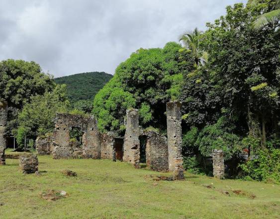 ML | Las Ruinas de Bique (también llamadas Ruinas de San Vicente) están ubicadas en el corregimiento de Cerro Silvestre, distrito de Arraiján, en la provincia de Panamá Oeste.