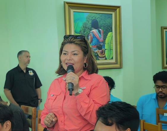 Cortesía | La representante de Cerro Silvestre, Yohana Saldaña.
