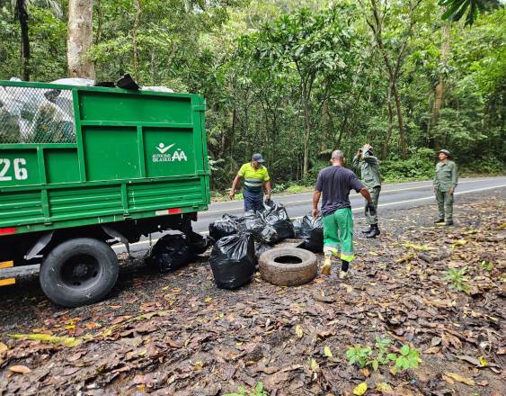 El Ministerio de Ambiente realiza jornada de limpieza en el Parque Nacional Soberanía