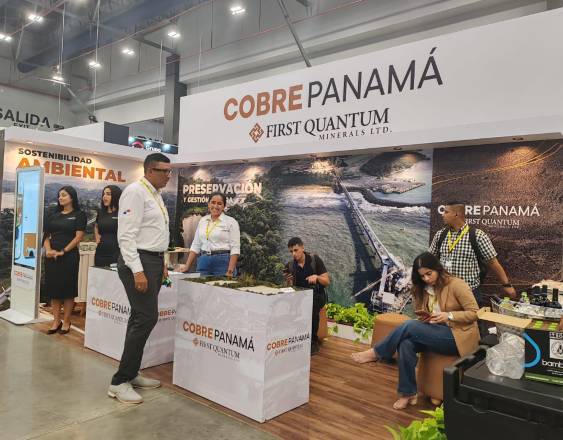 ML | Espacio de la empresa Cobre Panamá en la Expo de Acobir.