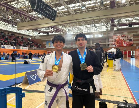 Jorge y Carlos Calviño ganan medallas en el IBJJF Madrid Open