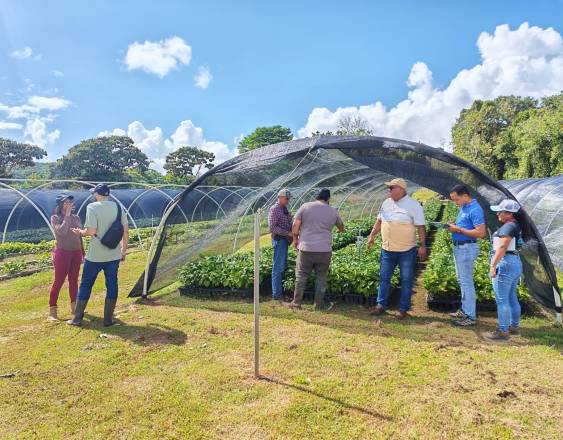 Cortesía | Personal del MIDA en una finca agroturística.