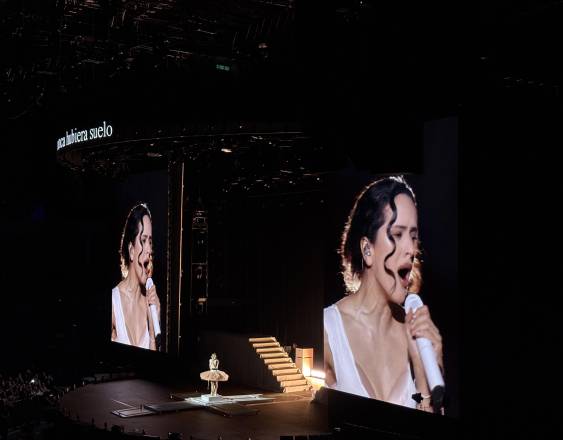 Europa Press | La artista Rosalía, en el primero de sus conciertos en Madrid.