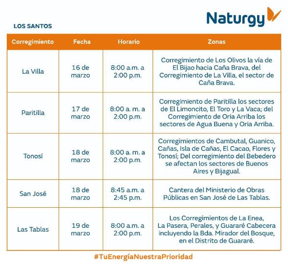 $!AVISO IMPORTANTE: Trabajos de mantenimiento en la red eléctrica del 16 al 22 de marzo de 2026