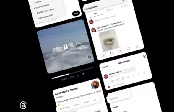 Nuevas métricas de rendimiento en Threads.