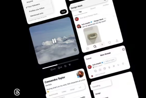 Nuevas métricas de rendimiento en Threads.