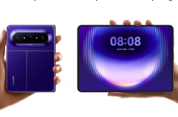 Huawei presenta su ‘smartphone’ plegable Pura X Max, con una pantalla amplia de 7,7 pulgadas