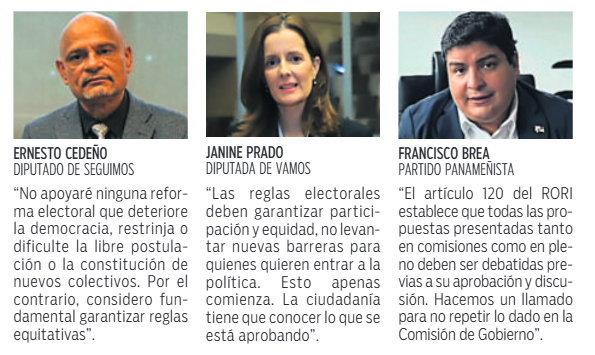 $!Reformas electorales pasan a una etapa decisiva de discusión