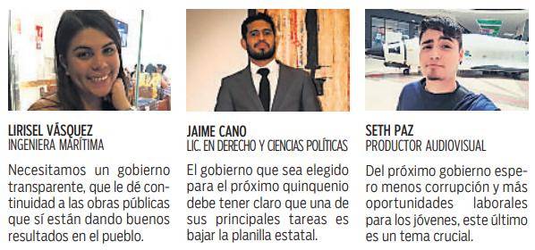 $!Transparencia y más empleos, demandas de la juventud