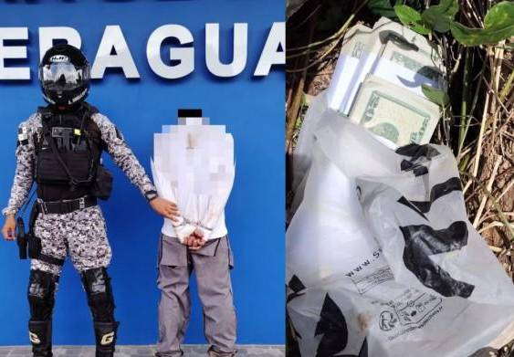 ML | Policía recupera 8 mil dólares.