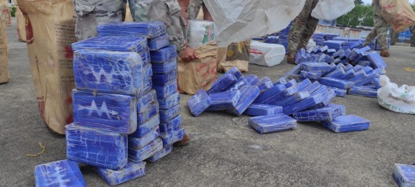 Senan decomisa más de 2 toneladas de drogas en Guna Yala