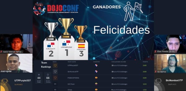 Panameños ganan competencia internacional de ciberseguridad