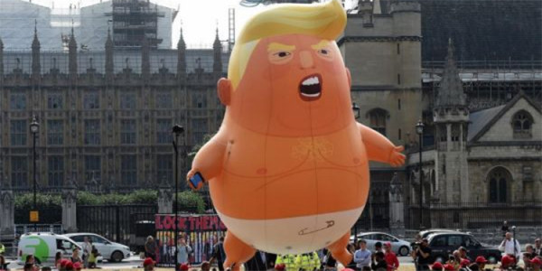 Enorme globo de “bebé Trump” será expuesto en Museo de Londres