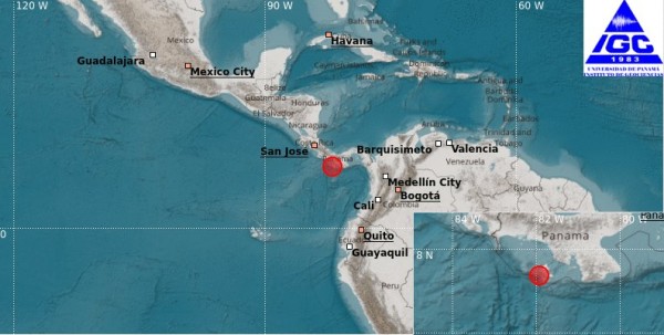 Sismo de 5.8 sacude Chiriquí, Veraguas, Coclé y la región de Azuero