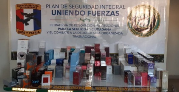 Incautan 465 perfumes de dudosa procedencia en Chiriquí