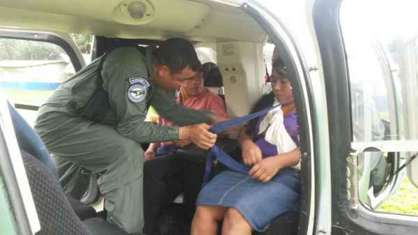 Evacúan pacientes por vía aérea y marítima en Chiriquí y Veraguas