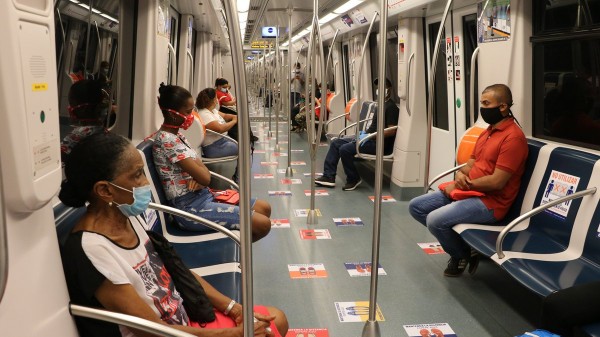 Sanciones en el Metro por no portar la mascarilla