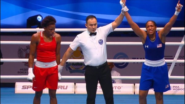 Atheyna Bylon cae un reñido combate en el Mundial de boxeo