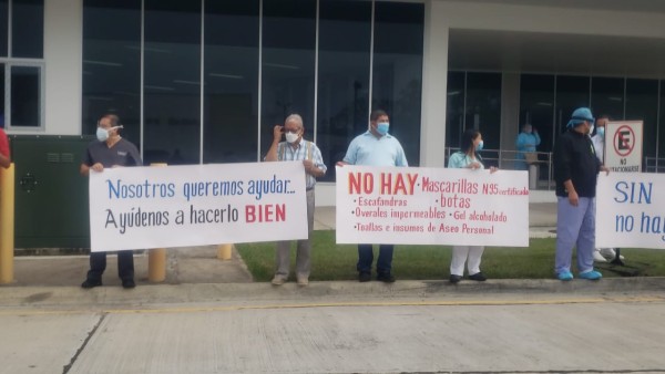 Médicos del Hospital de David protestaron por falta de insumos