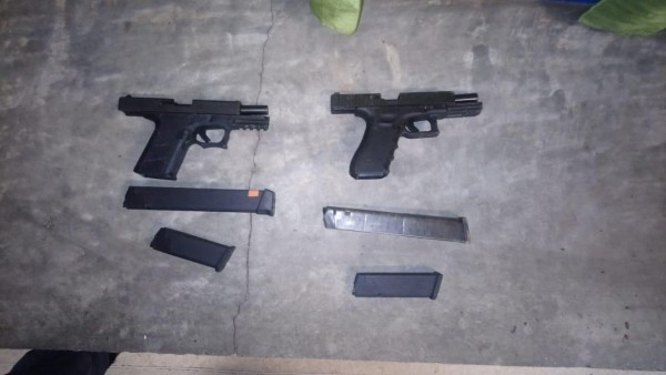 Hallan dos armas de fuego y una granada en La Nueva Joya
