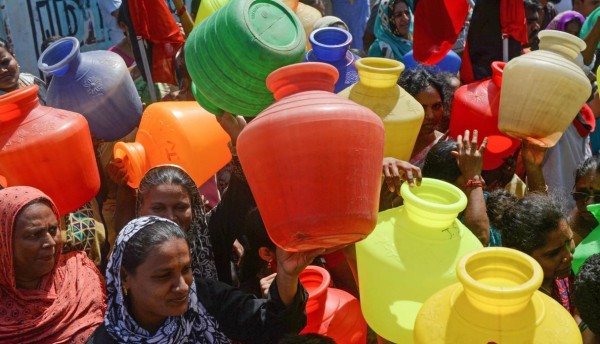 Lagos secos y peleas por agua en la ciudad india de Chennai