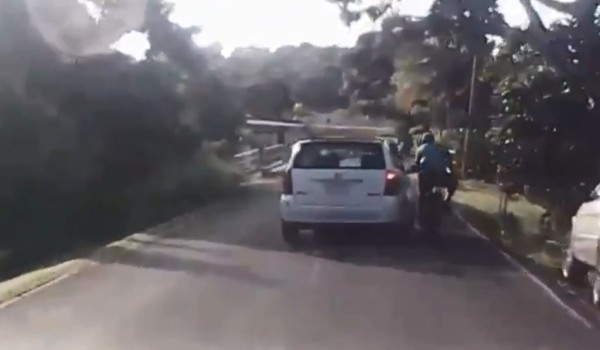 Conductor embiste a un ciclista en La Chorrera y se da a la fuga