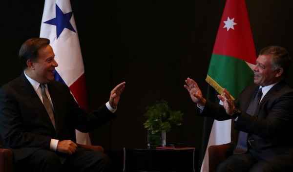 Gobierno Panameño se reúne con Rey de Jordania donde se acordó compartir experiencias en materia de Seguridad