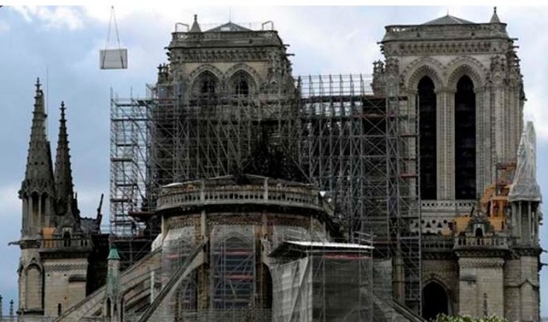 Se reanudan las obras para la reconstrucción de Notre Dame