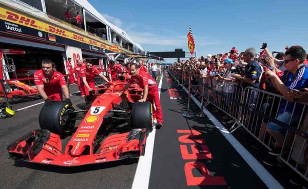 Vettel y Hamilton reactivan su duelo en el Gran Premio de Francia de F1