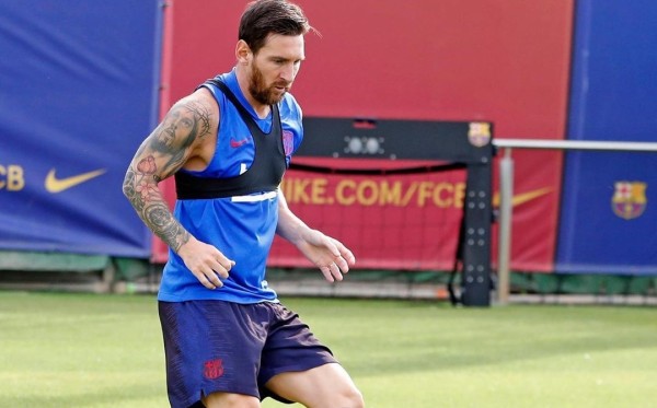 Messi se queda por fuera de la convocatoria del Barcelona para mañana
