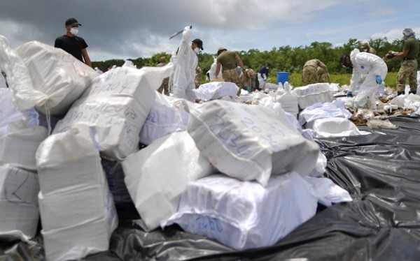 Panamá destruyó 57 toneladas de droga en 2019