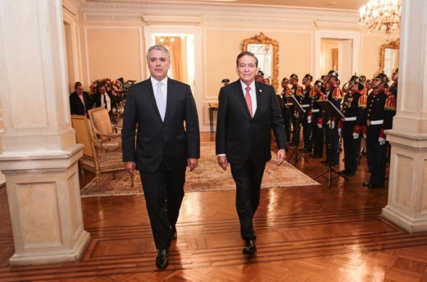 Cortizo se reúne con el presidente de Colombia