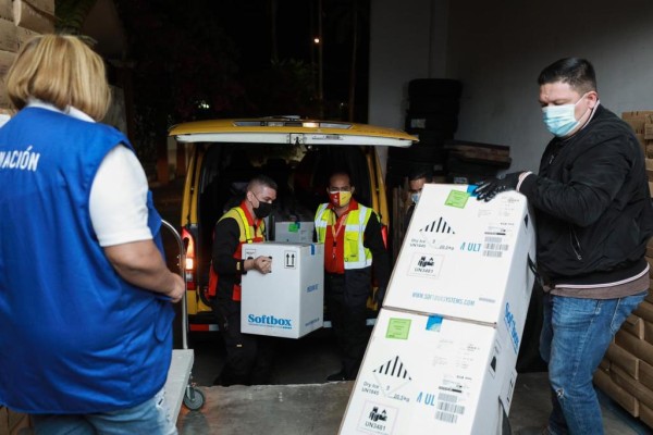 Panamá recibe nuevo lote con 87,550 vacunas contra el Covid-19