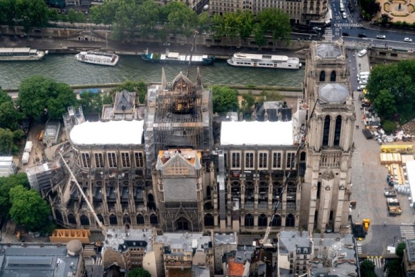 Solo el 9% de las donaciones prometidas para Notre Dame se han materializado