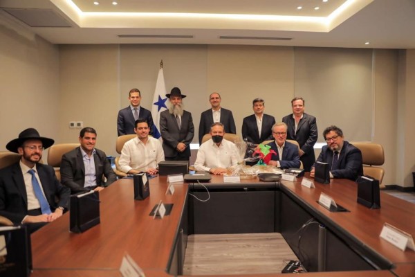 Líderes de la comunidad judía de Panamá se reúnen con el presidente Cortizo