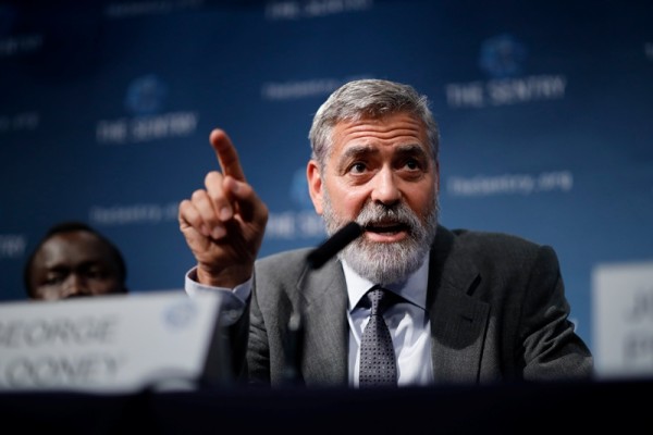 George Clooney llama al mundo a actuar contra corrupción en Sudán del Sur