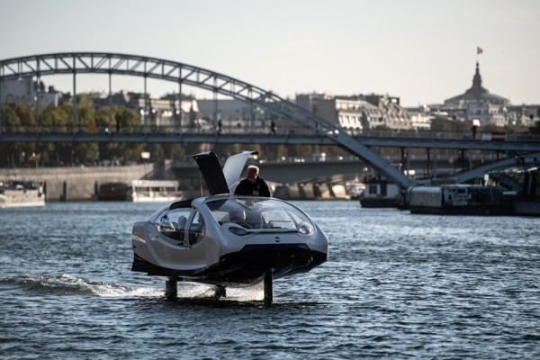 París prueba taxis acuáticos voladores en el río Sena