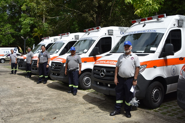 La CSS recibe las 43 primeras ambulancias