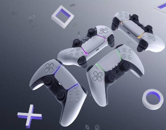(Foto de ARCHIVO) Representación gráfica de varios mandos de PlayStation