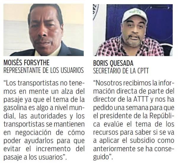 $!El pasaje no subirá por el momento