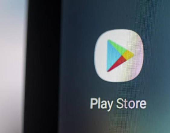 El logotipo de la aplicación Play Store, de la empresa estadounidense Google.