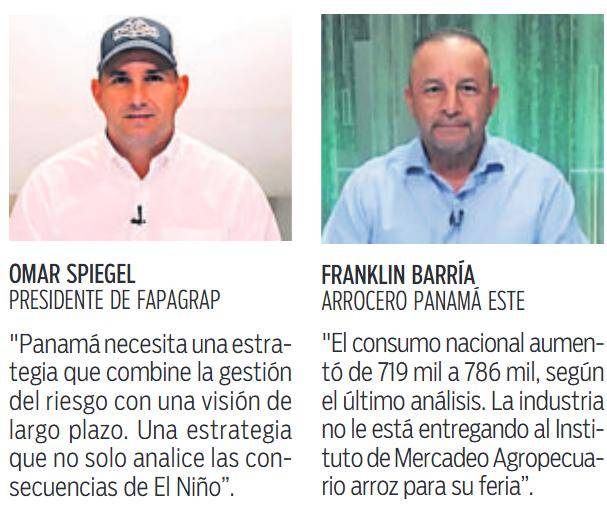 $!Arroceros bajo presión por consumo creciente y El Niño