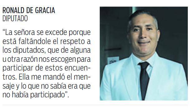 $!Diputado De Gracia afirma que recibió advertencia de embajadora China